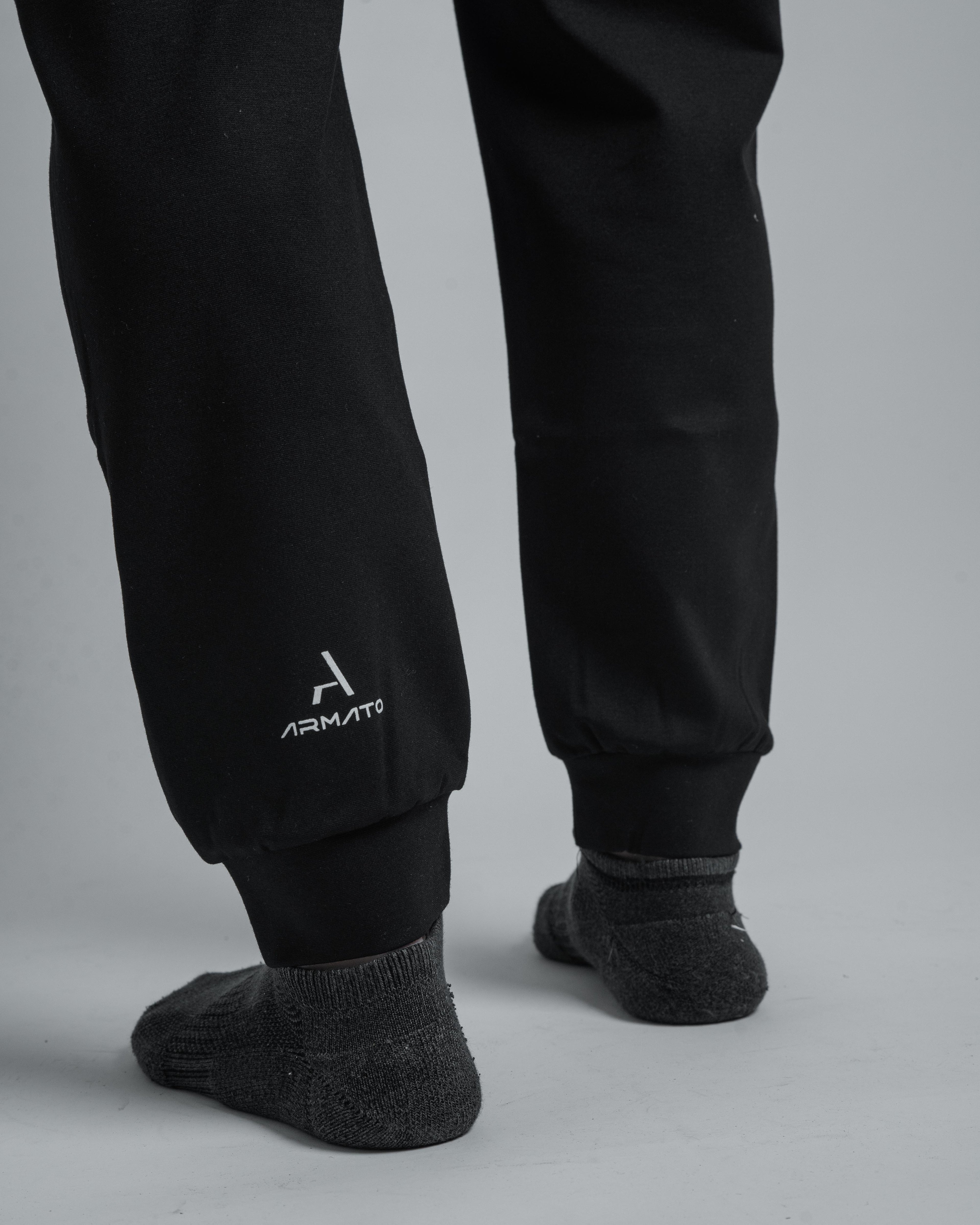 armato pants with the armato logo