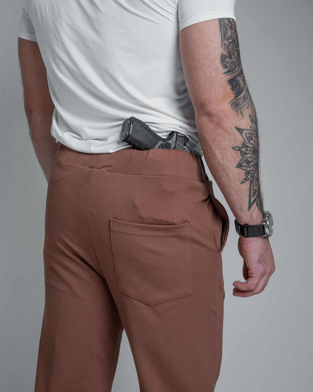 ComfortFlex Training Pants - Stylish Brown