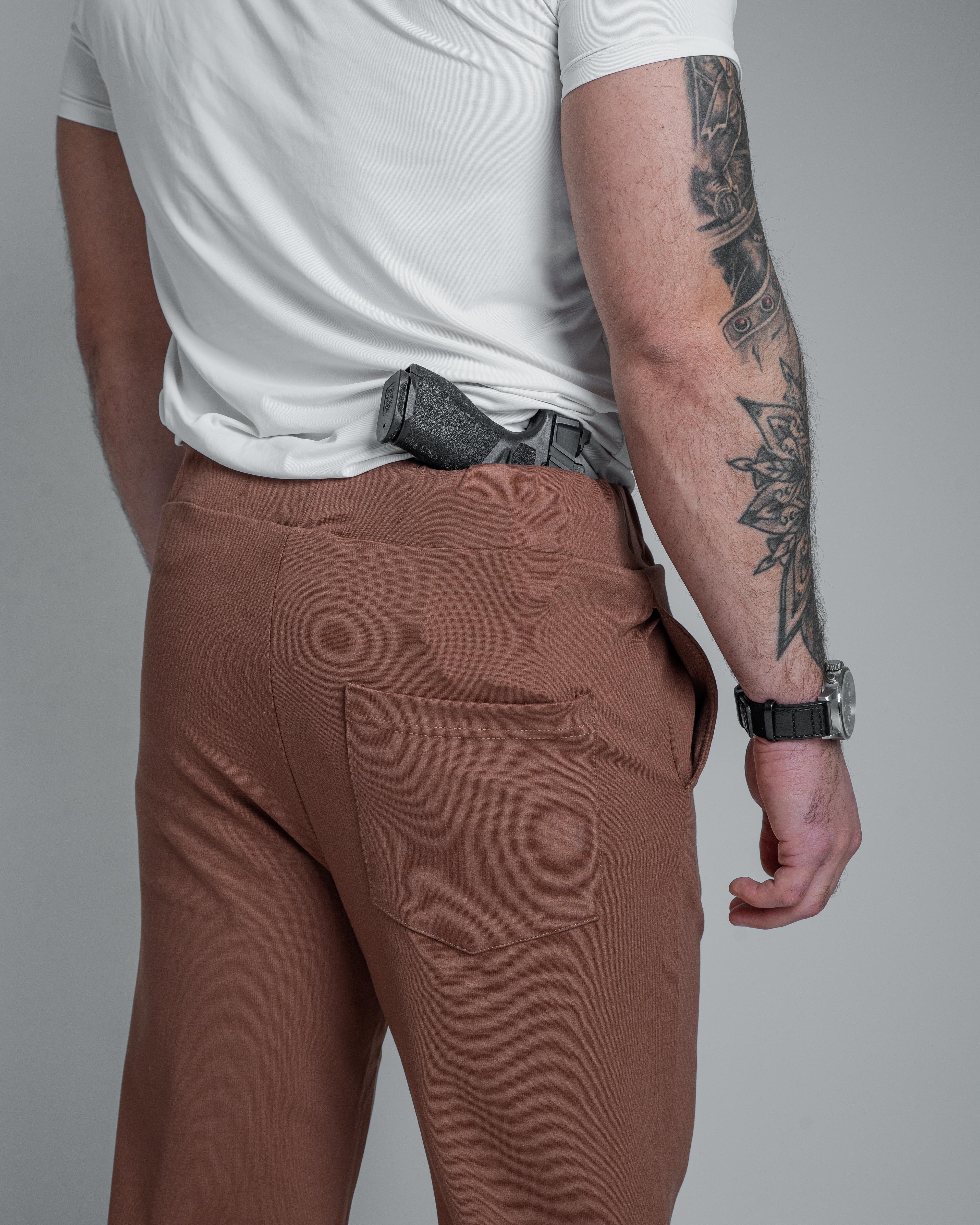ComfortFlex Training Pants - Stylish Brown