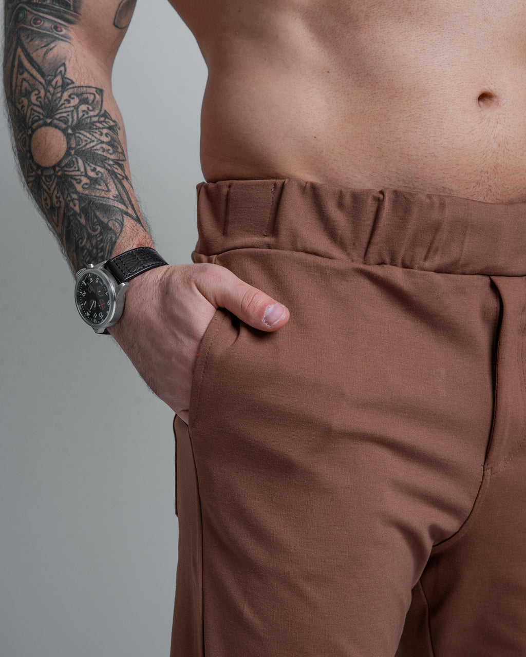ComfortFlex Training Pants - Stylish Brown