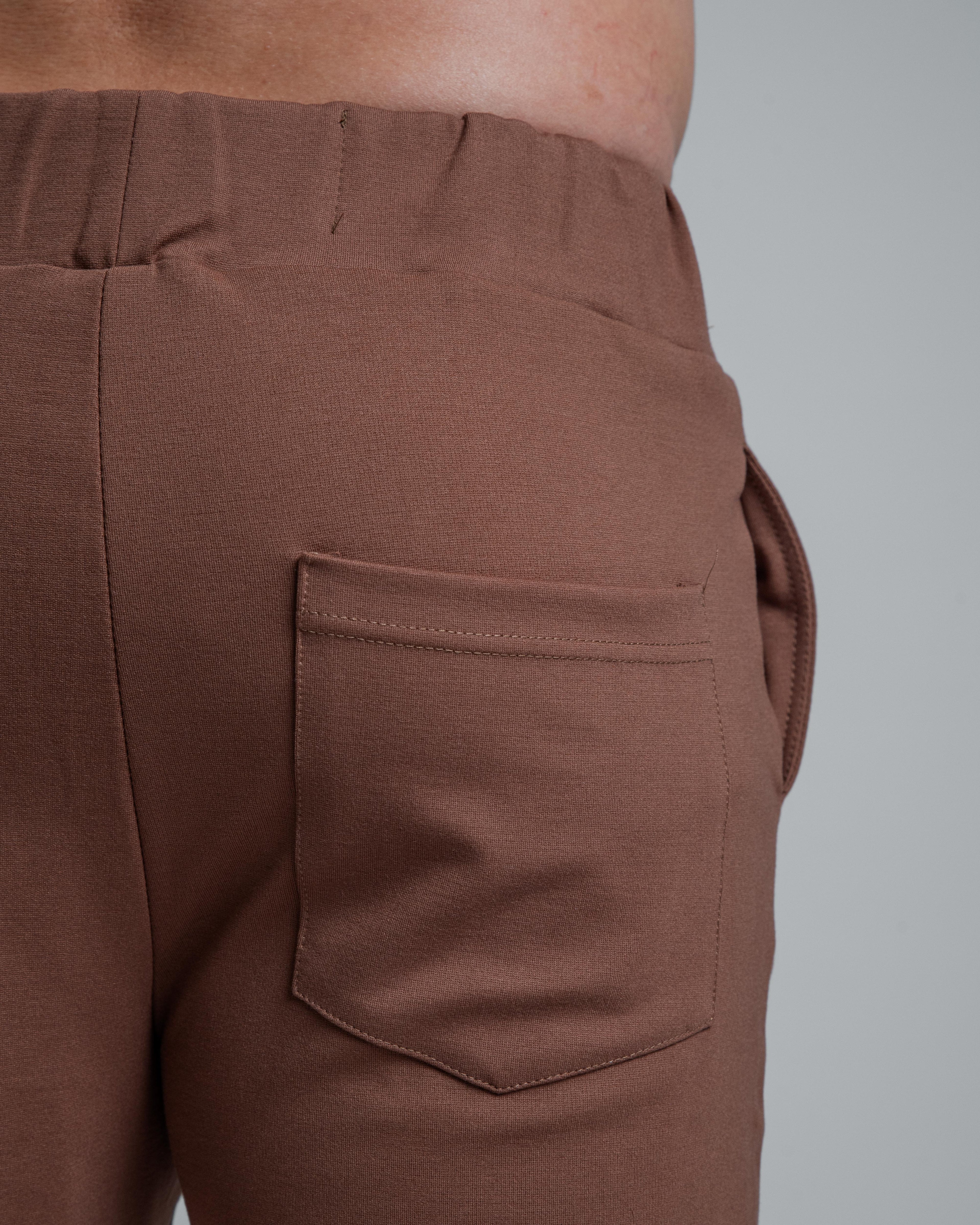 ComfortFlex Training Pants - Stylish Brown